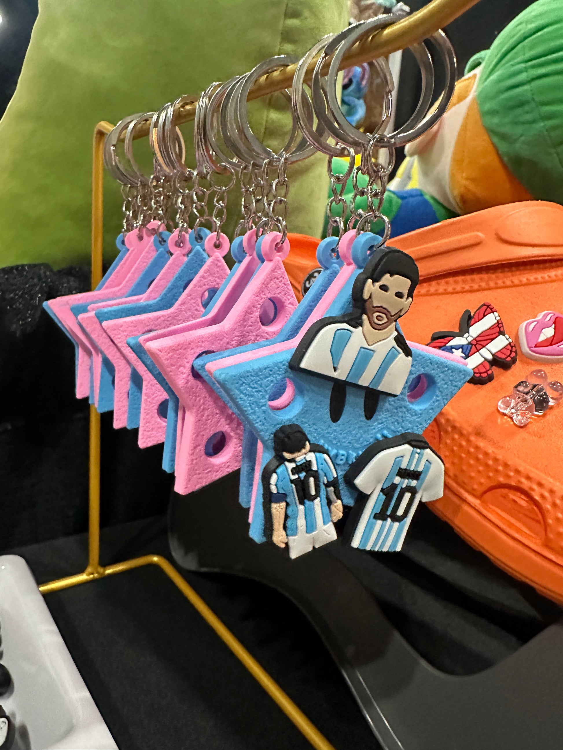 Charm Star Keychain