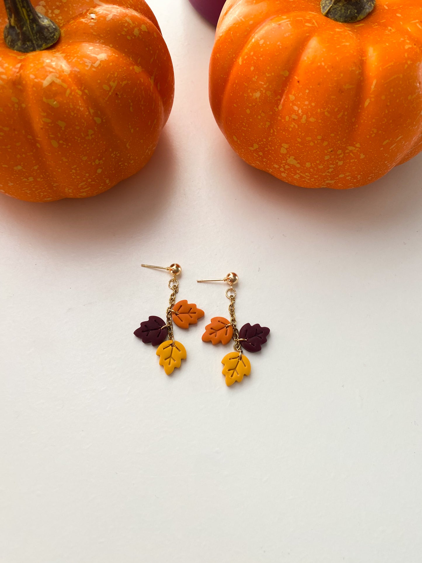 Fall Mini Leaf Trio