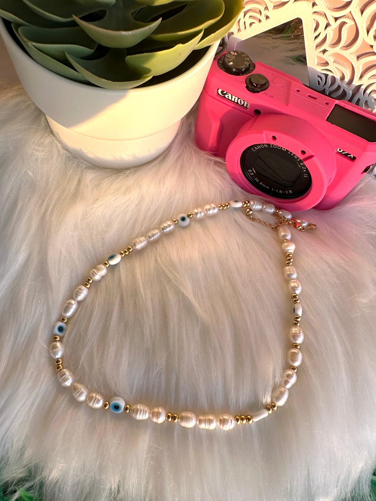 Good Vibes Pearl Necklace