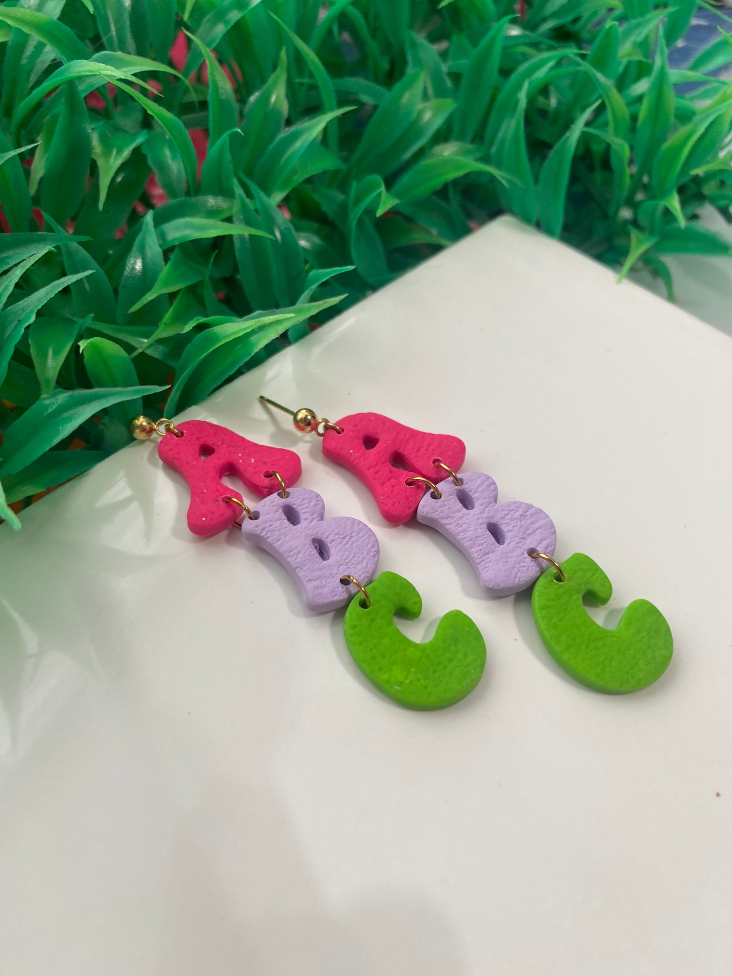 ABC Clay Earrings