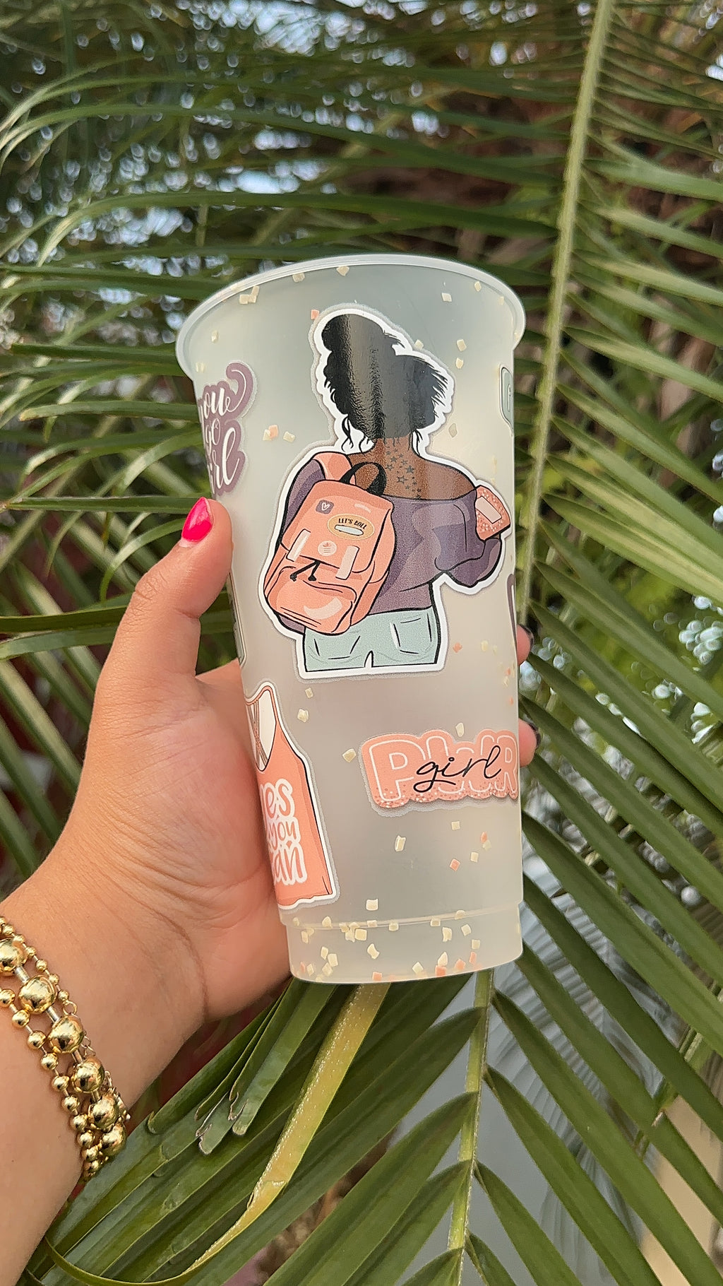 Girl Power Plastic Cup