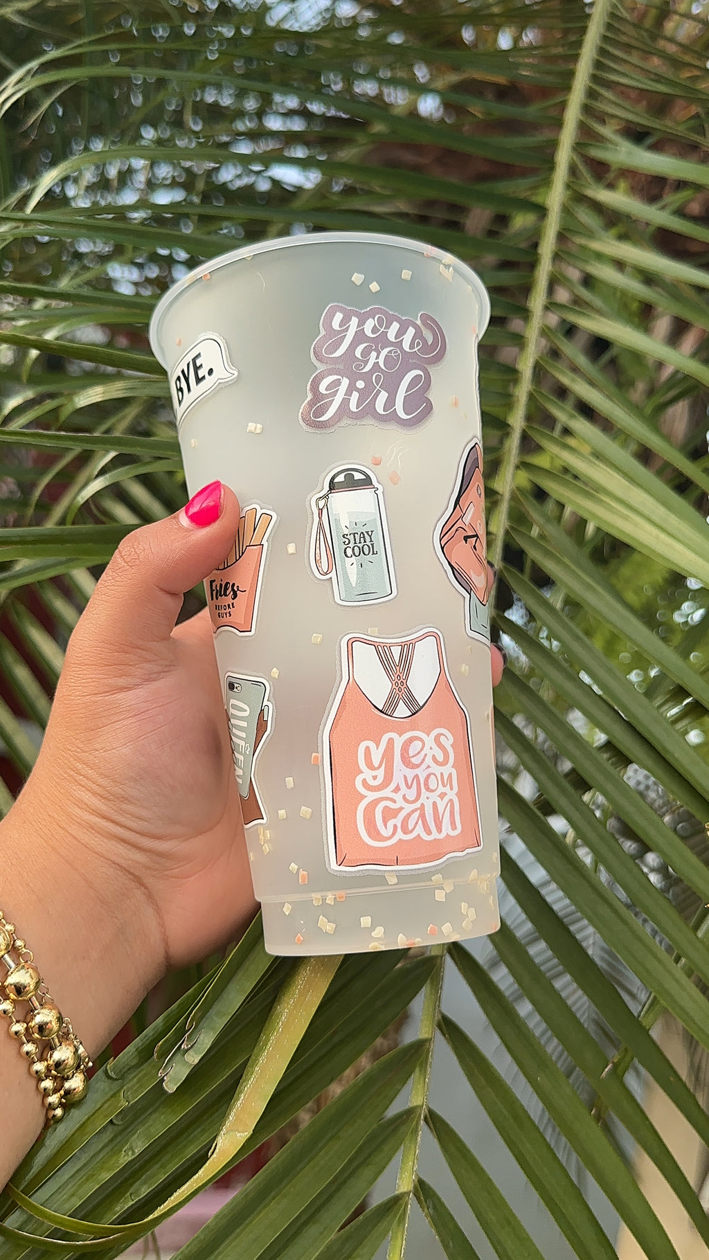 Girl Power Plastic Cup
