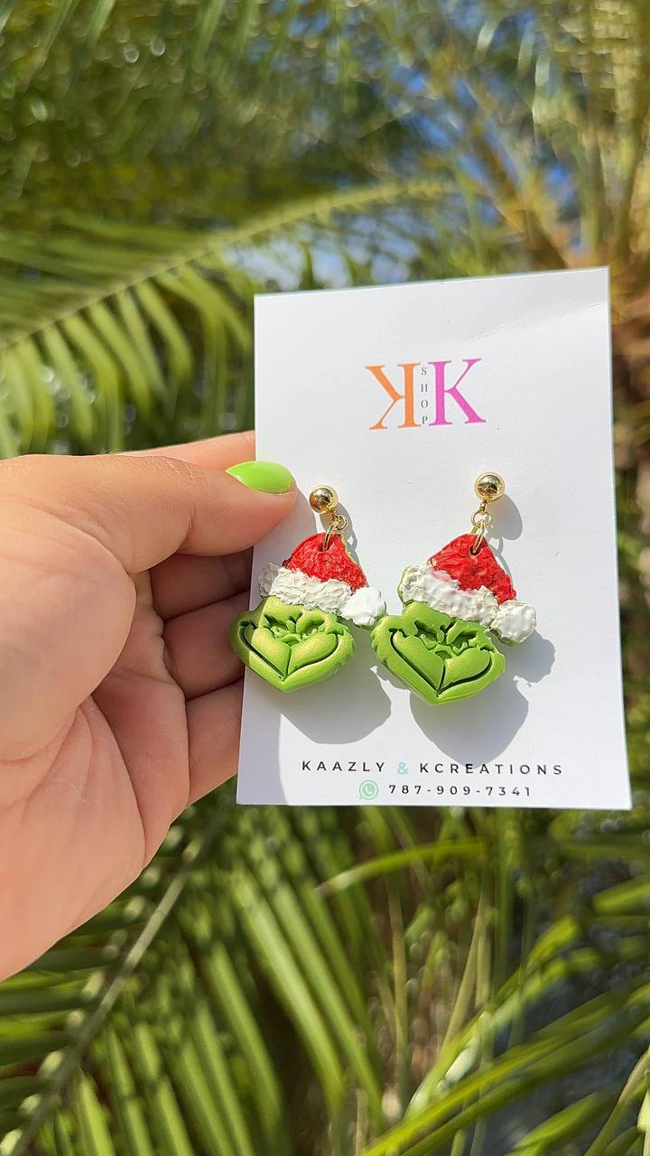 Grinch Earrings